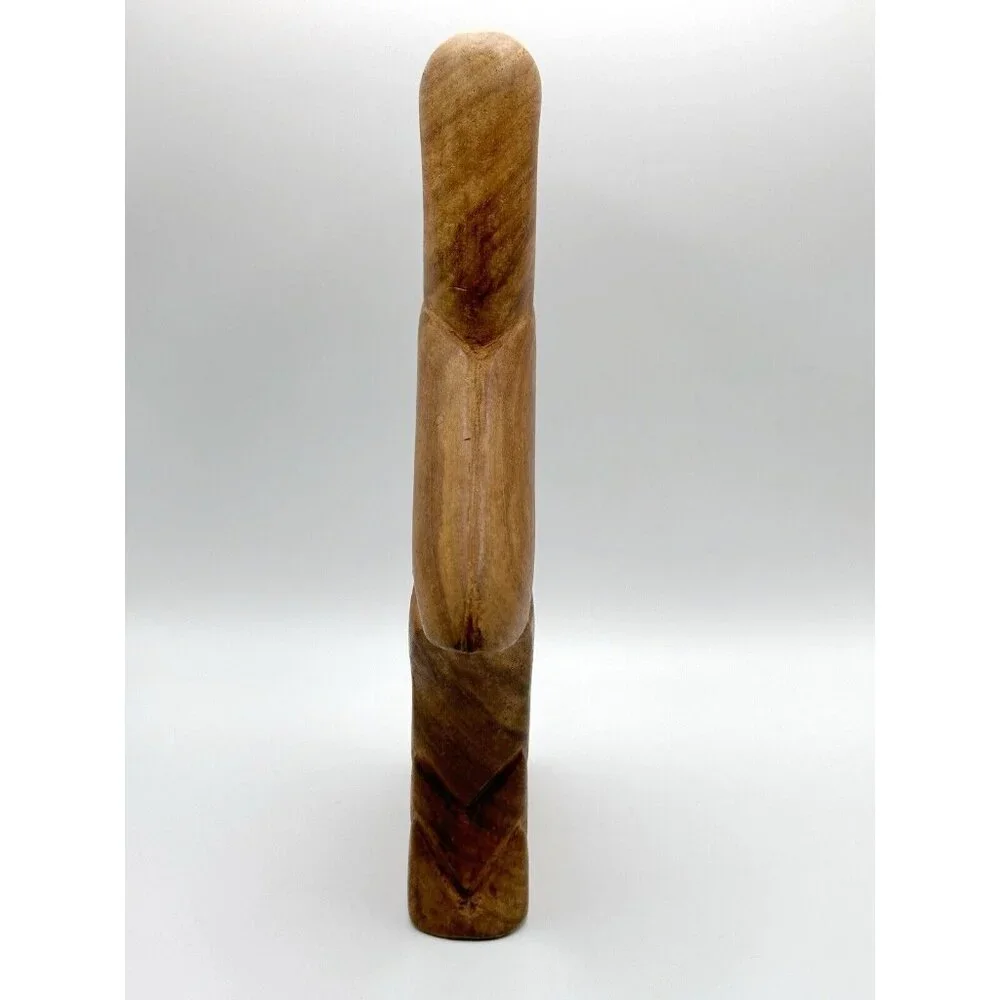 Hand Carved Wooden Bird‎ Eagle Statue Figure 8.25”